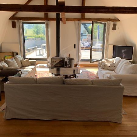 Design Appartment With Big Terrace Halsenbach Exterior foto